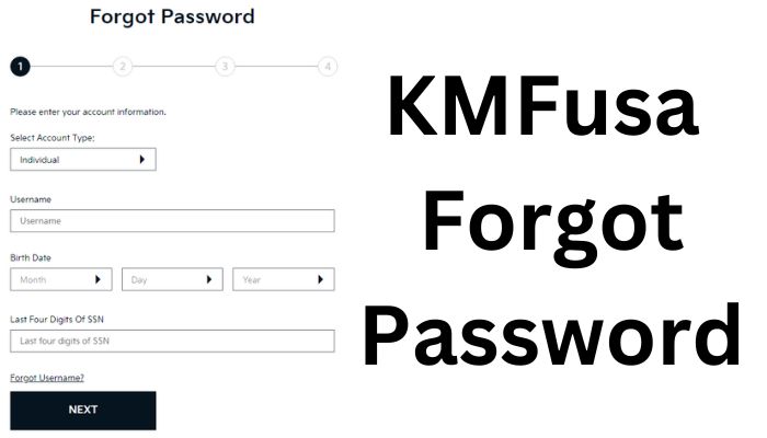 KMFusa Forgot Password