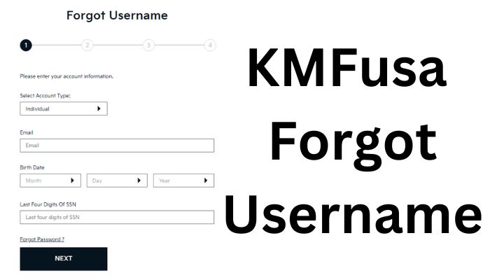 KMFusa Forgot Username